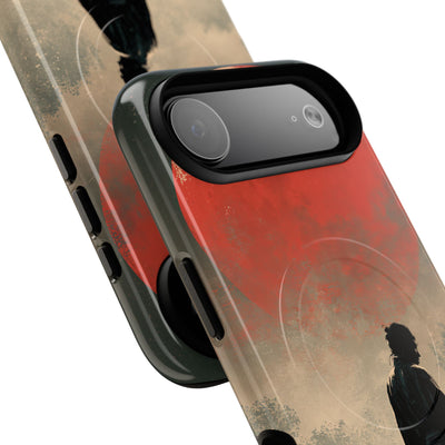 Crimson Moon Ronin · Tough 2.0 Magnetic Phone Case for iPhone · Red