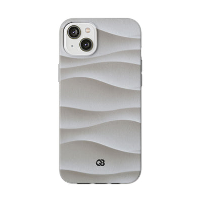 Sculpted Dune Relief · Lite Phone Case for iPhone ·  White