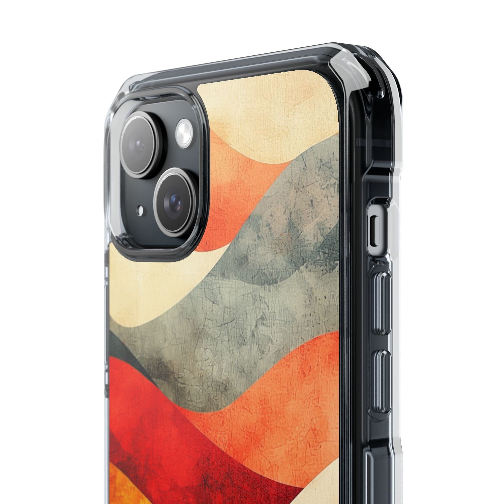 Cracked Wave Sunset iPhone 15 Plus Case - Impact