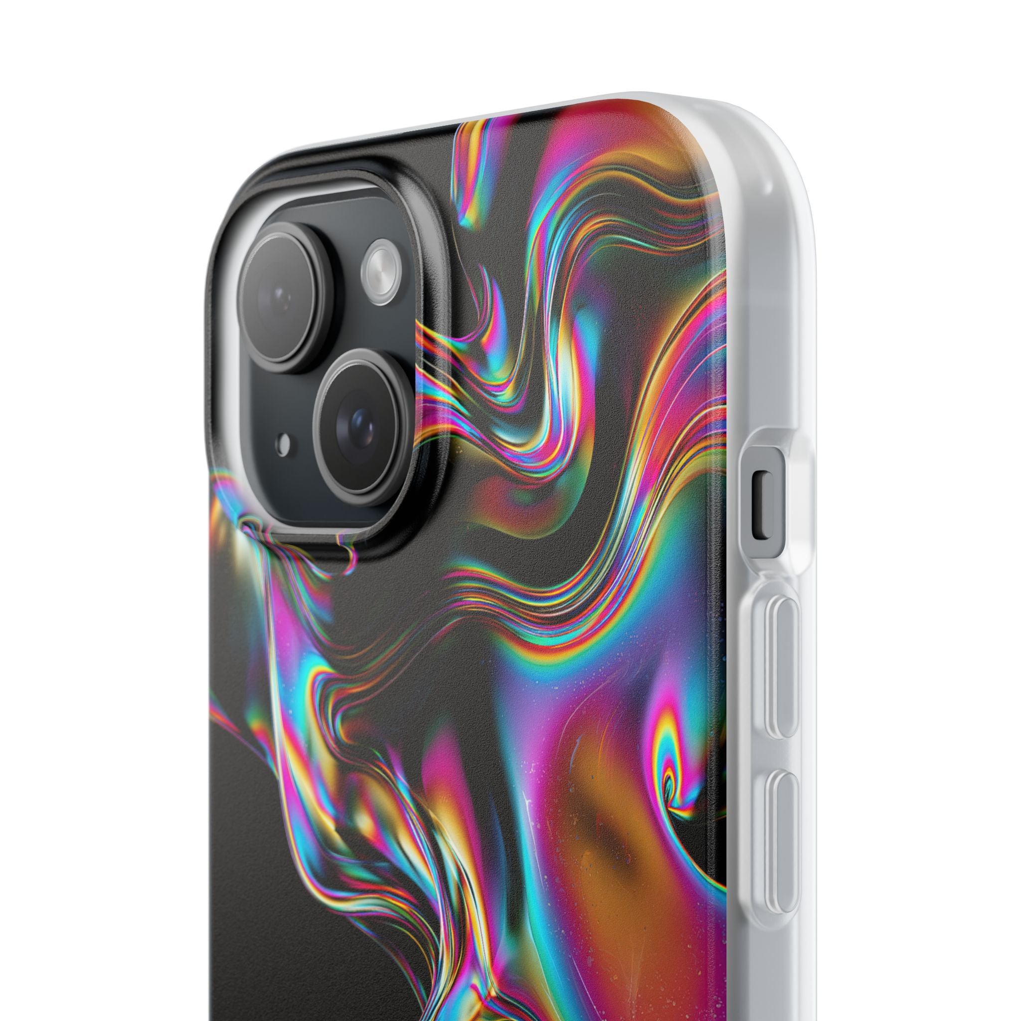 Purple Lite Phone Case for iPhone - Liquid Neon Chrome