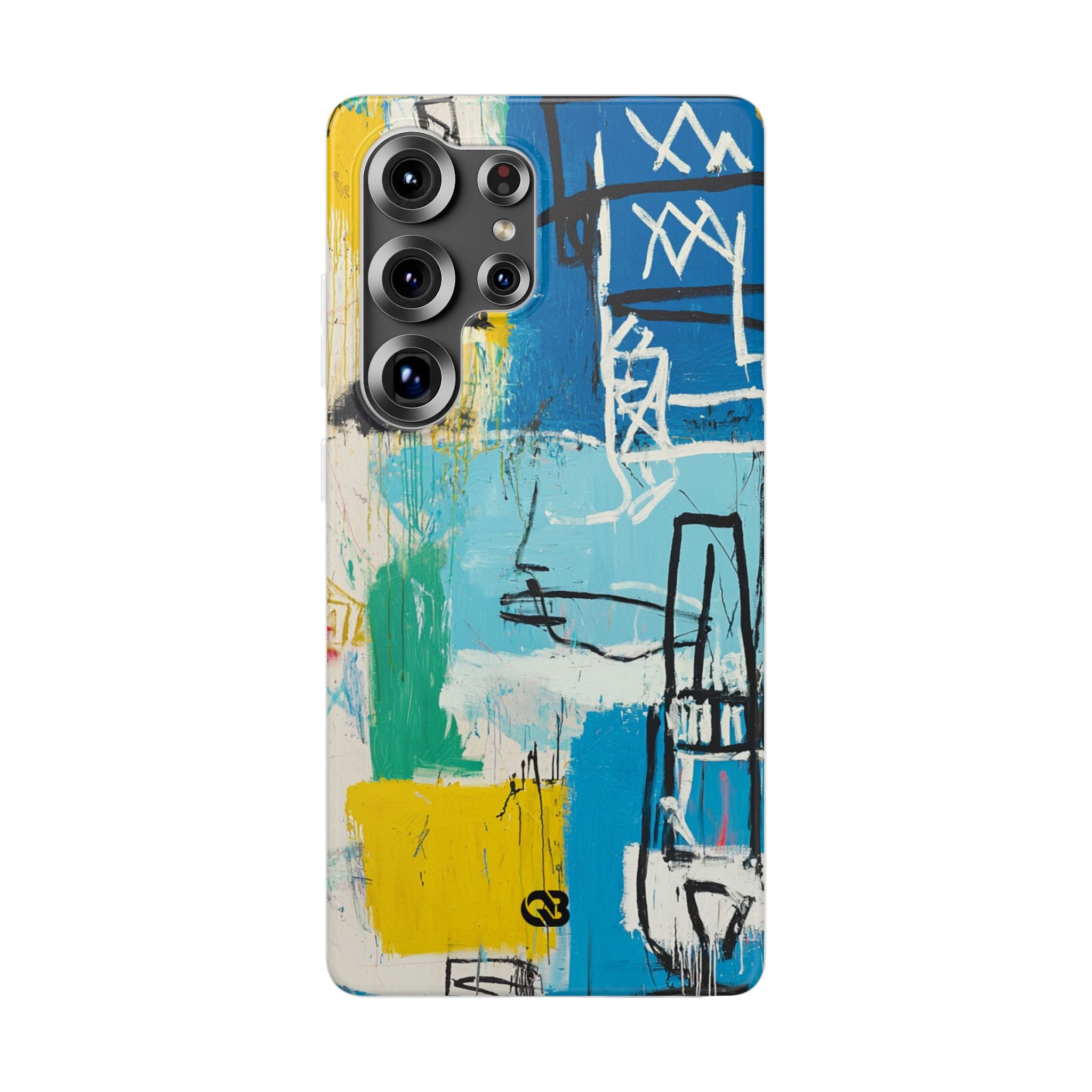 Azure Urban Scribble · Soft Phone Case for Samsung
