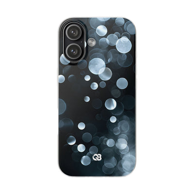 Black Lite Phone Case for iPhone - Silver Orbit Glow