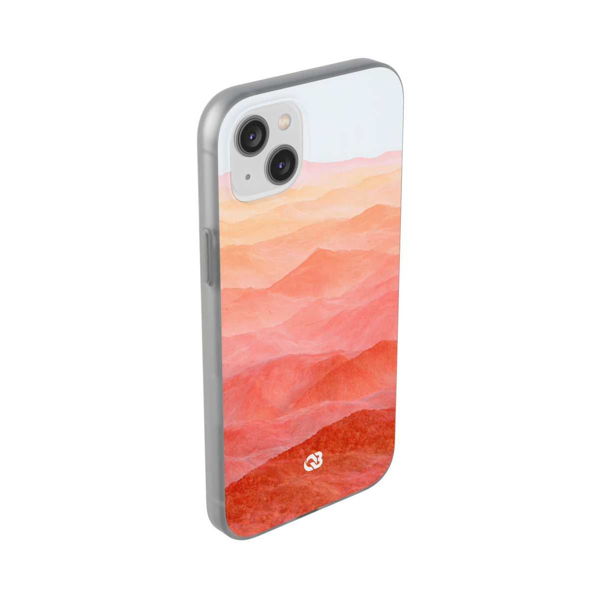 Alpenglow Ridge Vista · Lite Phone Case for iPhone ·  Orange