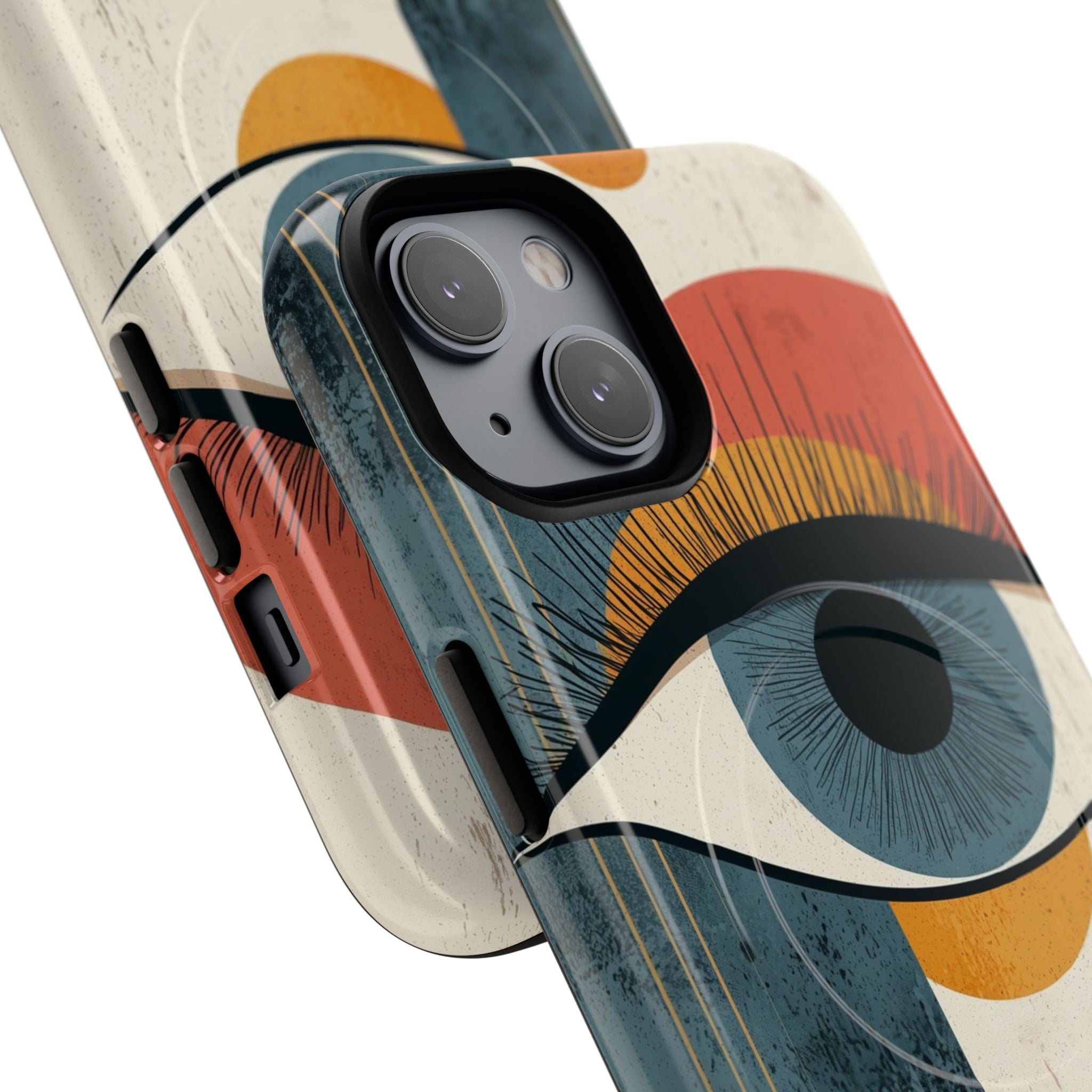 Distressed Azure Ocular · Tough+ Phone Case for iPhone · Magsafe