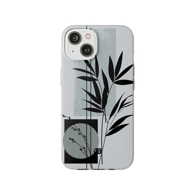 Grey Lite Phone Case for iPhone - Sage Bamboo Noir