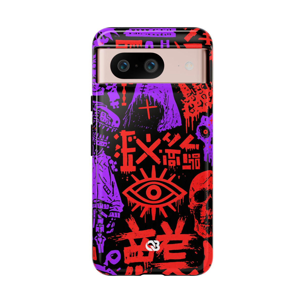 Underground Cyber Glyphs · Tough Phone Case for Pixel ·  Black