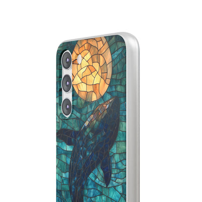 Stained Moon Whale · Soft etui na telefon dla Samsung
