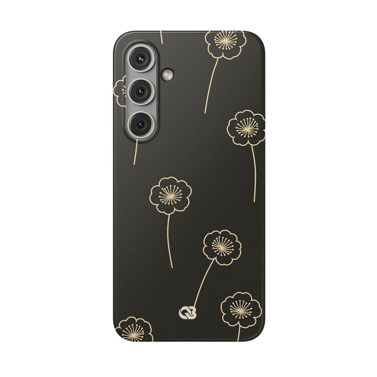 Nocturne Bloom Contours · Lite Phone Case for Samsung · Black