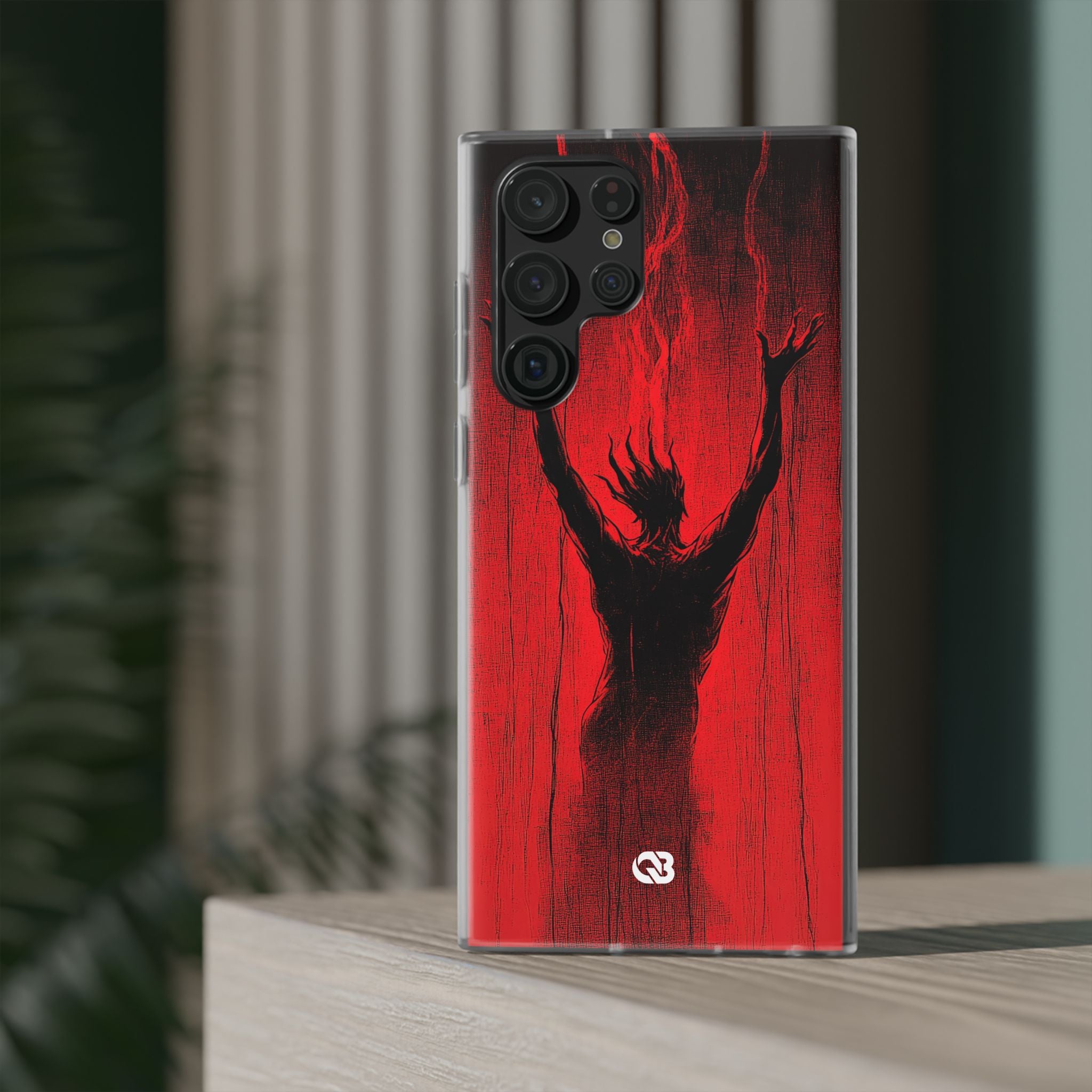 Crimson Shadow Ascent · Soft Coque de téléphone pour Samsung