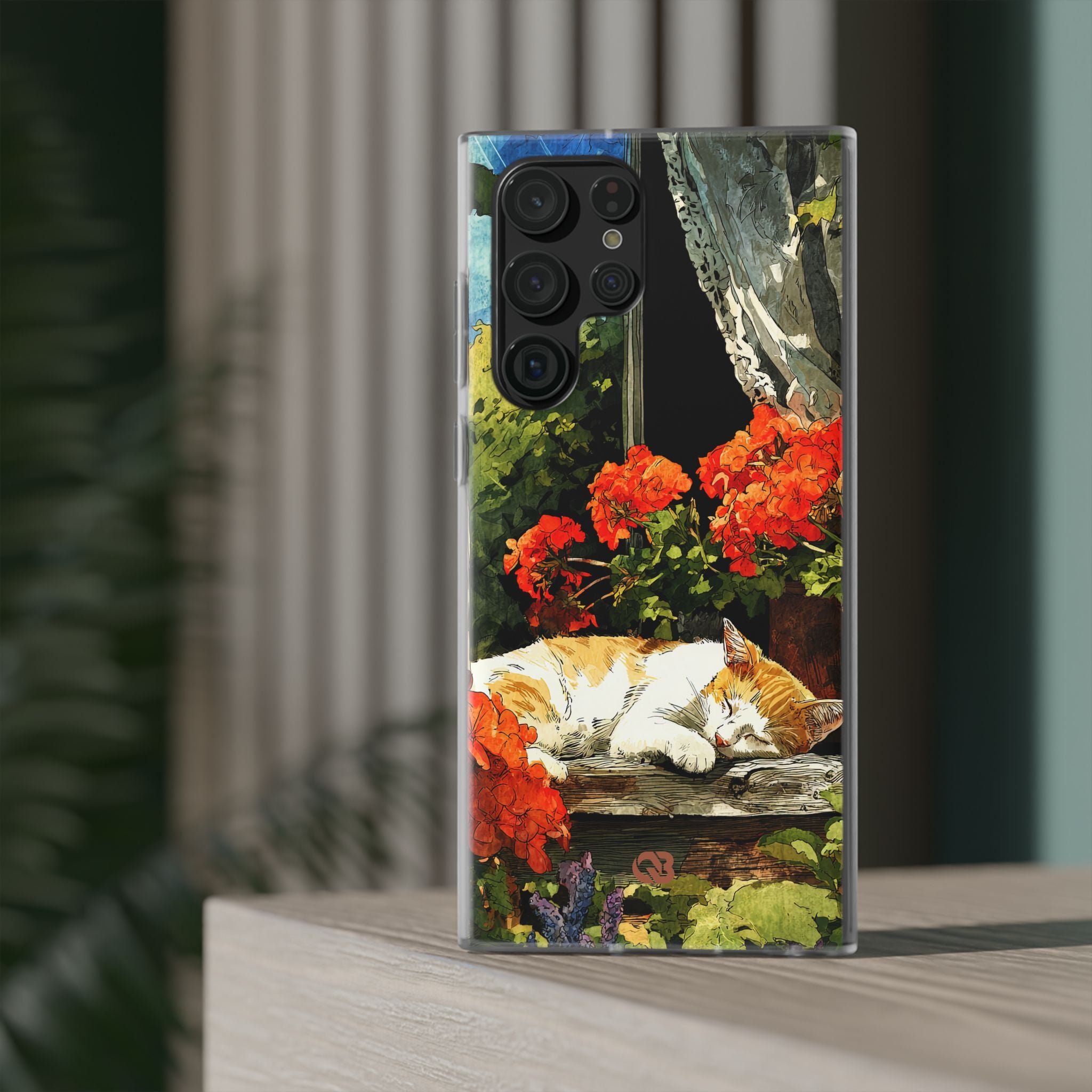 Sleeping Ginger Bloom · Soft Handyhülle für Samsung