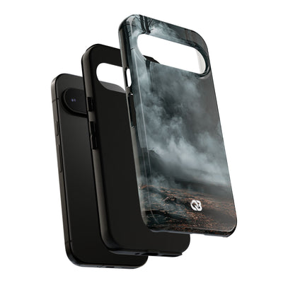 Shadowed Pine Mist · Tough Phone Case for Pixel ·  Black