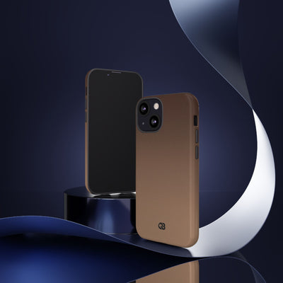Umber Fade · Tough Phone Case for iPhone · Brown