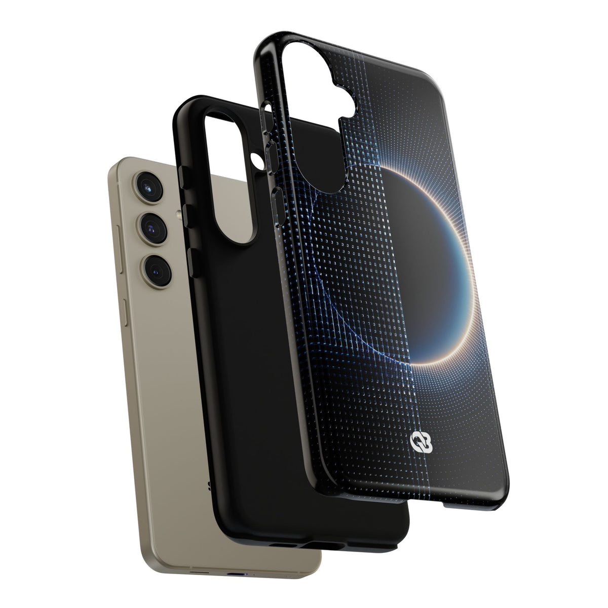 Luminous Meridian · Tough Phone Case for Samsung · Black