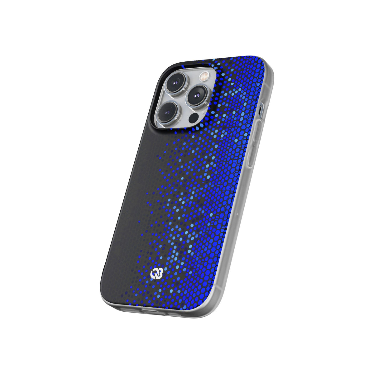 Cobalt Hex Dispersion · Lite Phone Case for iPhone ·  Blue