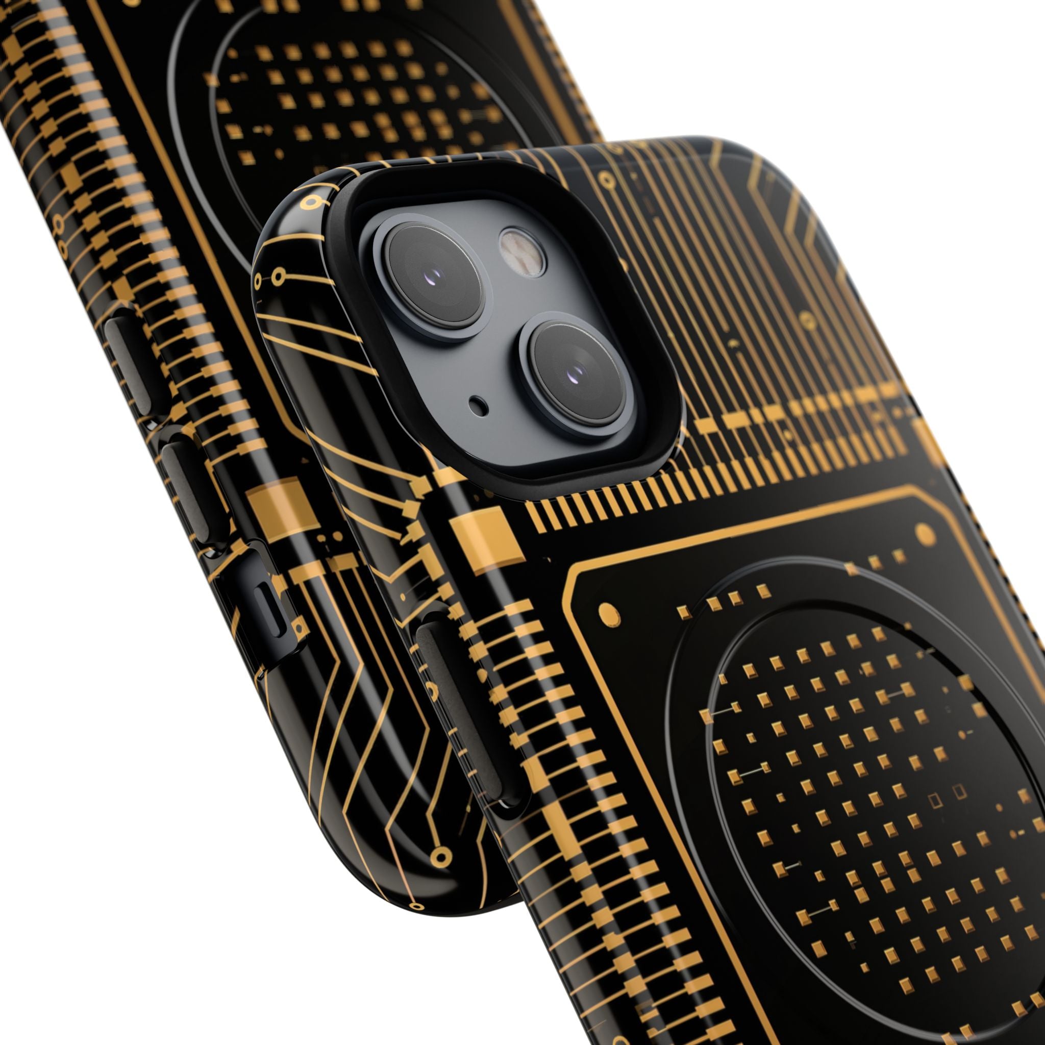 Gold Tough 2.0 Magsafe Phone Case for iPhone - Cyber Gold Processor