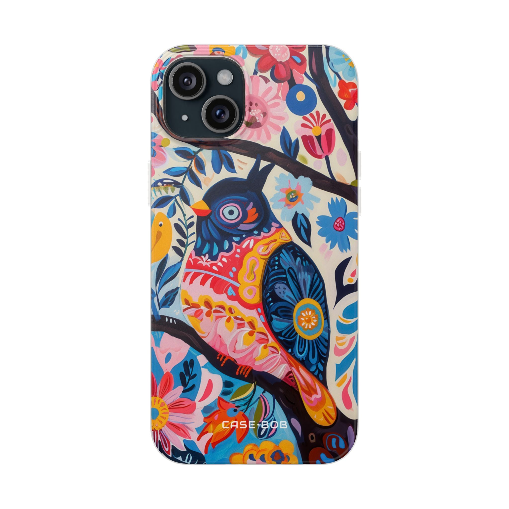 Owl Bloom iPhone 15 Plus Case - Soft