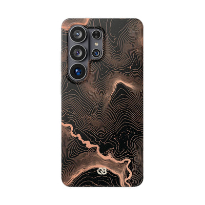 Mesa Elevation Contour · Lite Phone Case for Samsung · Black