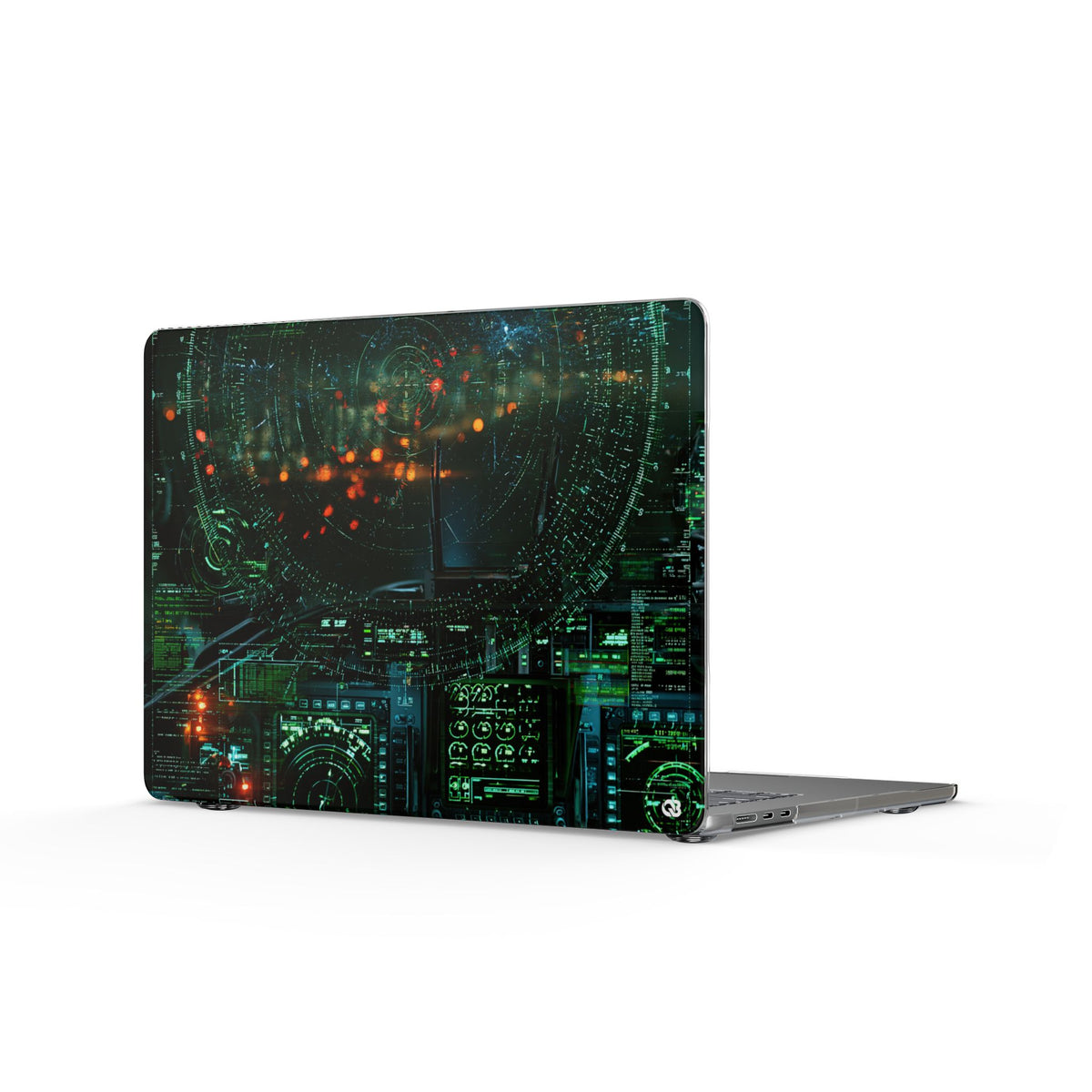 Tactical Avionics HUD · Clear Hard Case for MacBook · Green