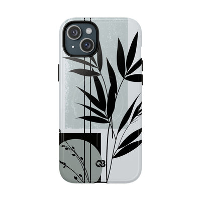 Grey Tough 2.0 Magsafe Phone Case for iPhone - Sage Bamboo Noir