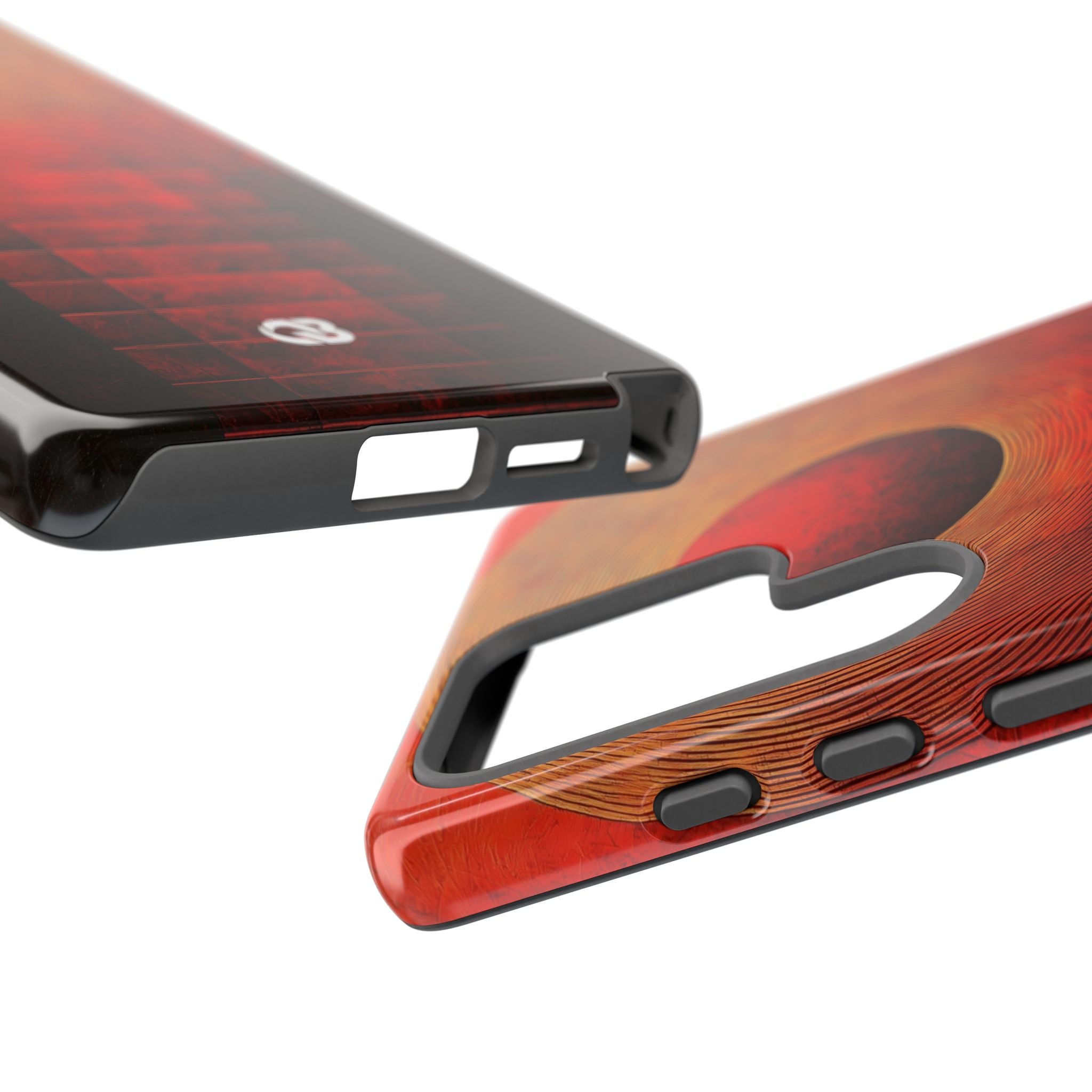 Crimson Solar Halo · Tough Phone Cover for Samsung