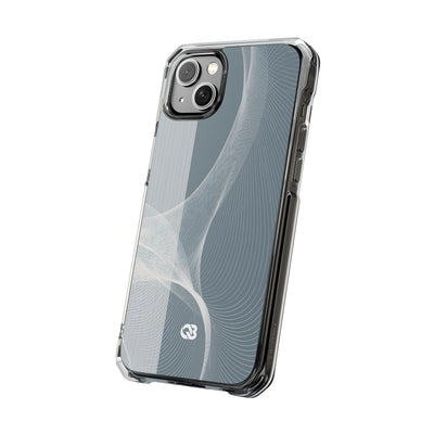 Grey Impact MagSafe Phone Case for iPhone - Slate Mesh Horizon
