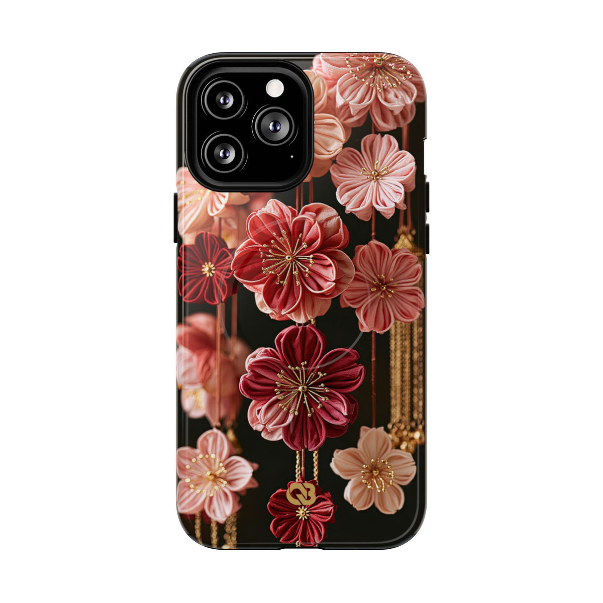 Silk Blossom Kanzashi · Tough 2.0 Magnetic Phone Case for iPhone · Pink