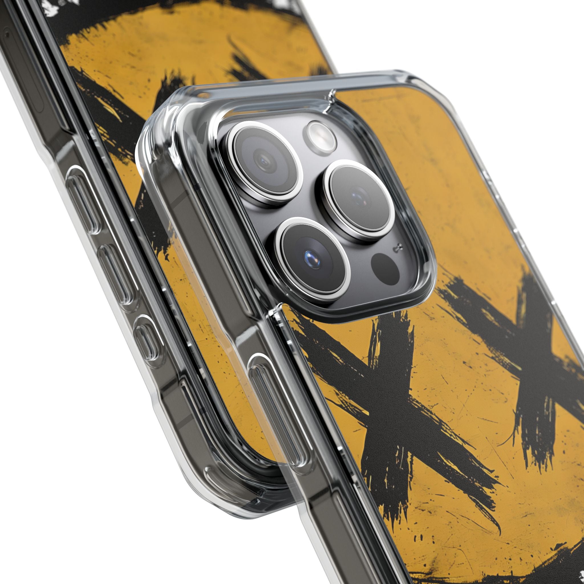 Jagged Smile Yellow iPhone 15 Pro Case - Impact