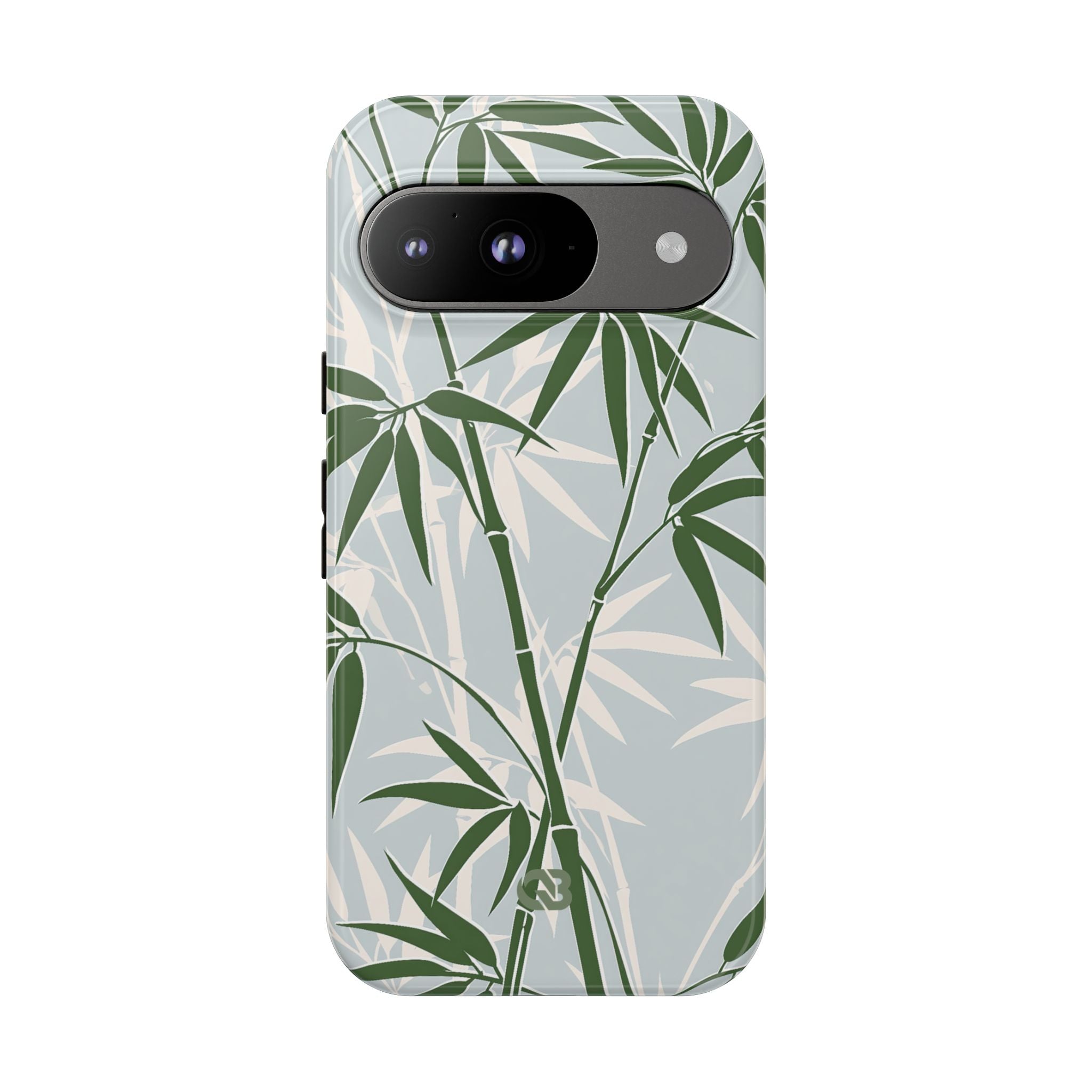 Green Tough Phone Case for Google Pixel - Kyoto Bamboo Canopy