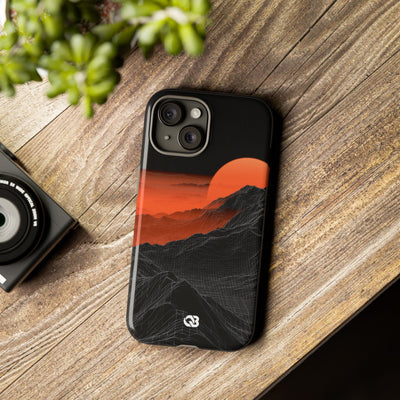 Solar Ridge Mesh · Tough Phone Case for iPhone · Black