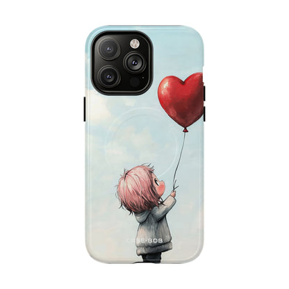 Heart Balloon Glow iPhone 14 Pro Max Case - Tough+