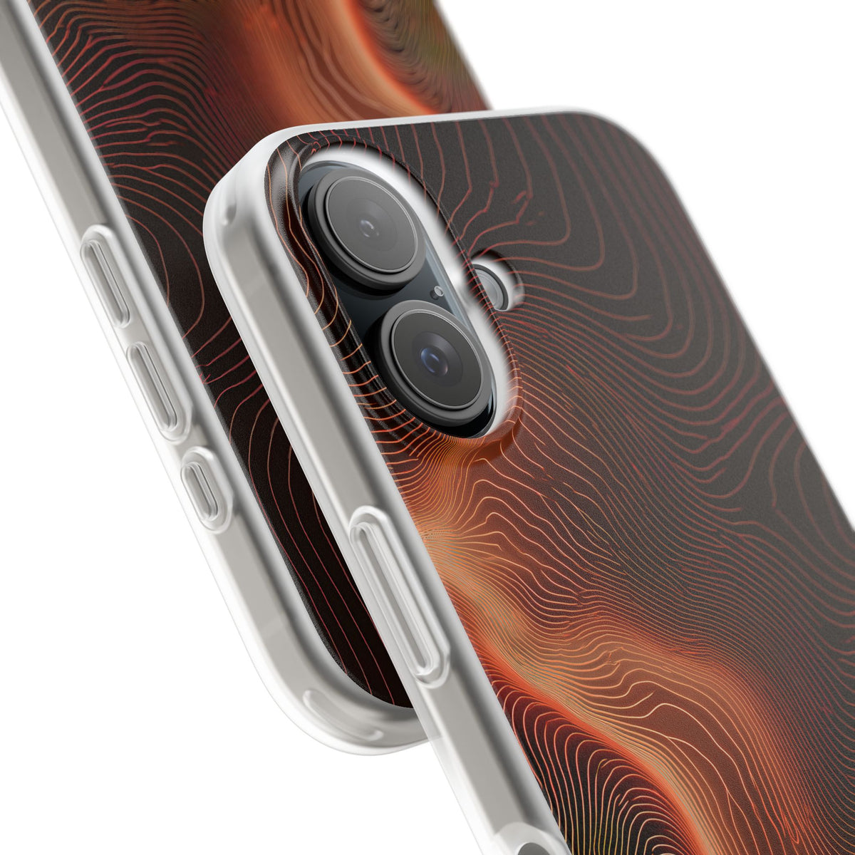 Caldera Ridge · Lite Phone Case for iPhone ·  Orange