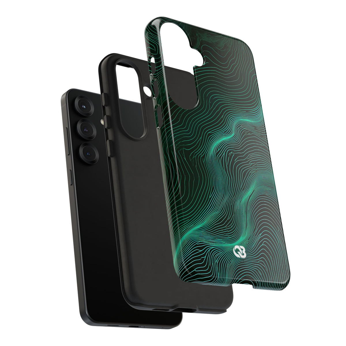 Emerald Topo Ridge · Tough Phone Case for Samsung · Green