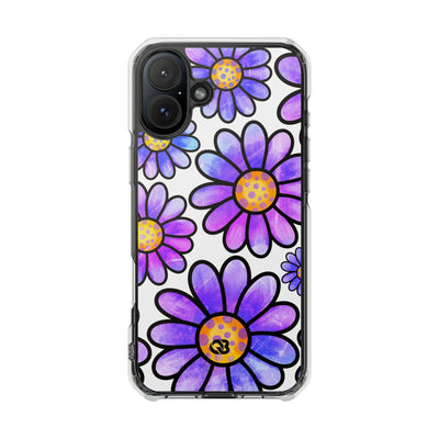Violet Grunge Bloom · Impact Phone Case for iPhone · Magsafe