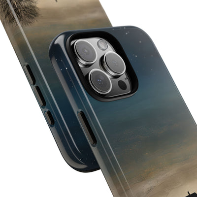 Midnight Cabin Glow · Tough Hoesje voor iPhone