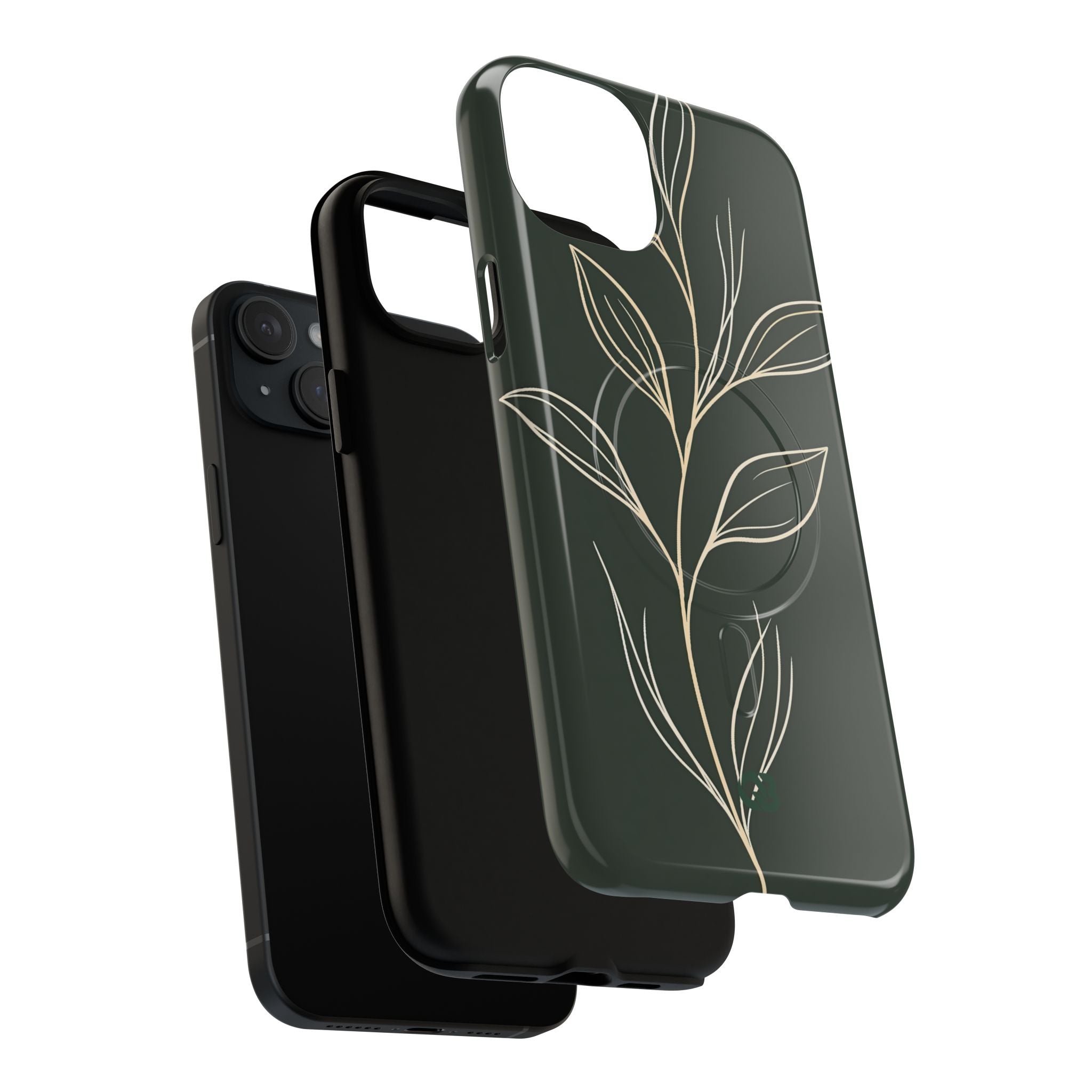 Green Tough 2.0 Magsafe Phone Case for iPhone - Deep Moss Willow