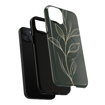 Green Tough 2.0 Magsafe Phone Case for iPhone - Deep Moss Willow
