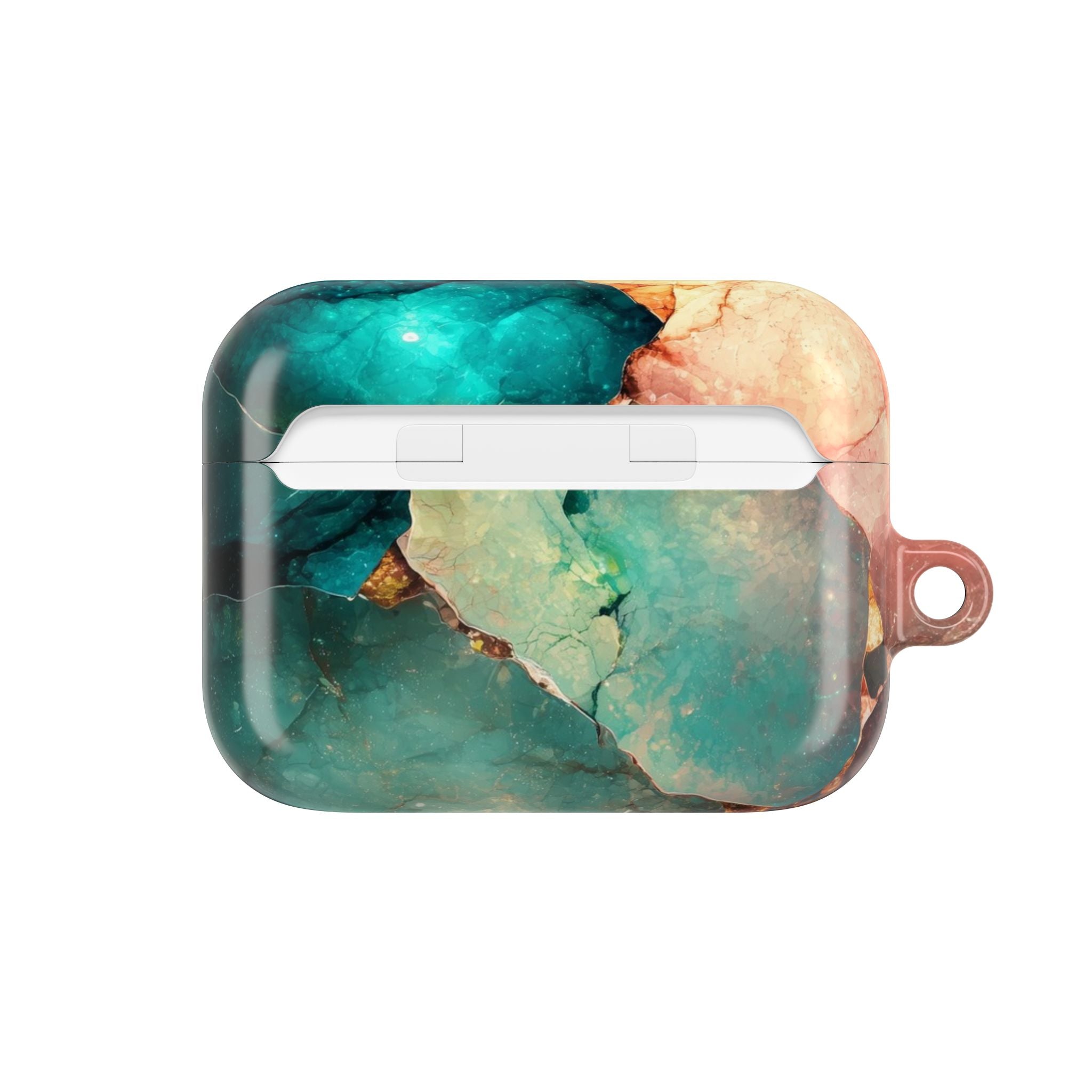 Fractured Gemstone Teal - AirPods Case
