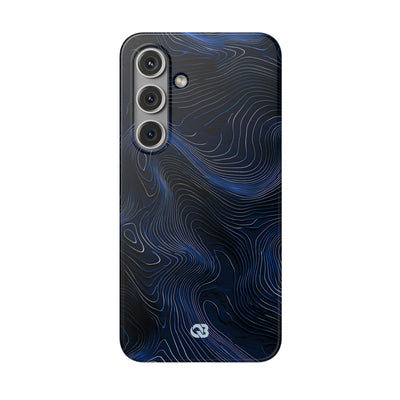Blue Lite Phone Case for Samsung - Cobalt Contour Ridge