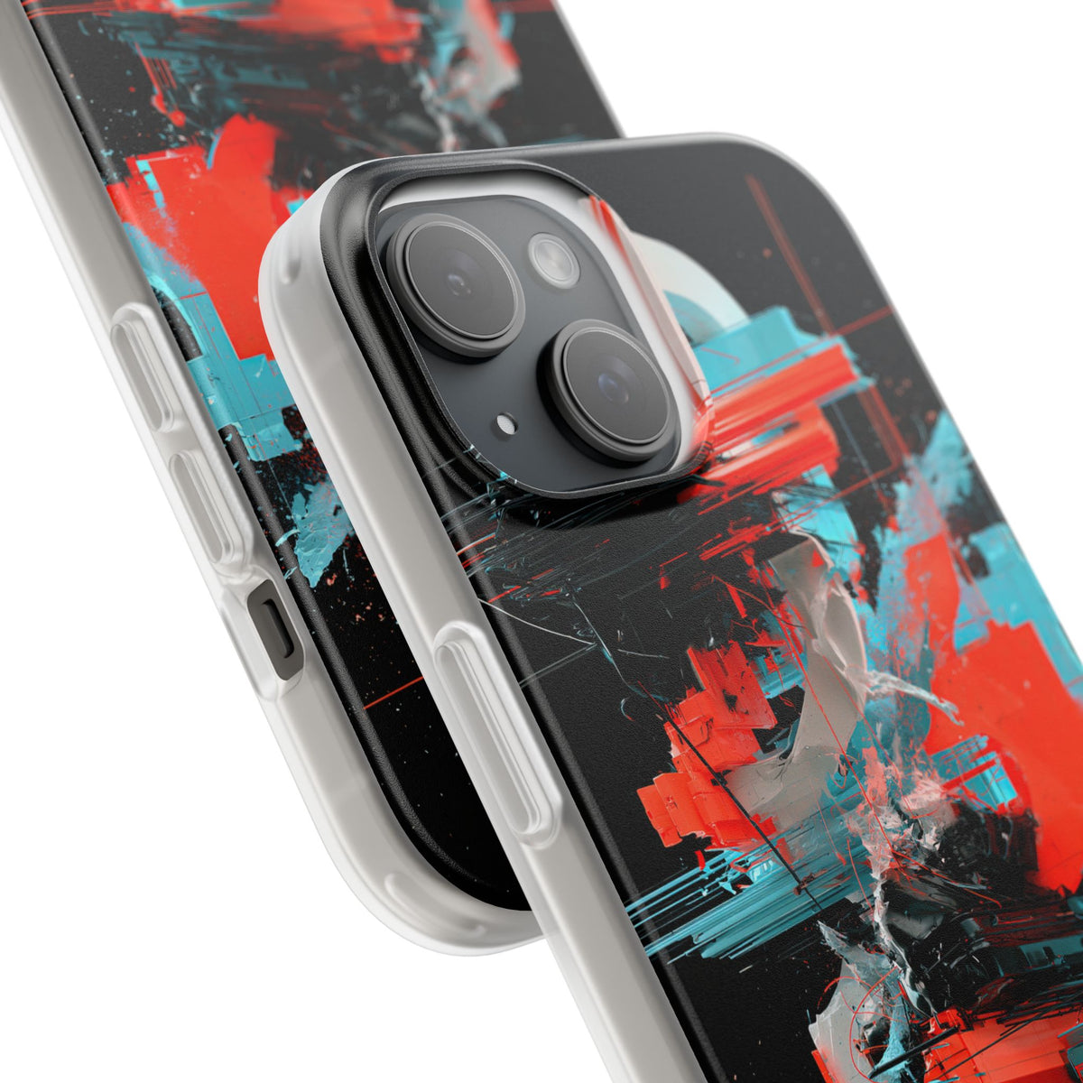 Fragmented Cyber Core · Lite Phone Case for iPhone ·  Black