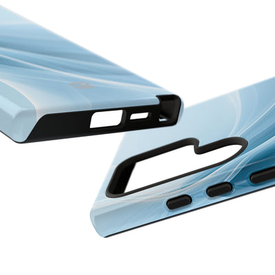 Blue Tough Phone Case for Samsung - Arctic Silk Drift