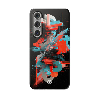 Fragmented Cyber Core · Lite Phone Case for Samsung · Black