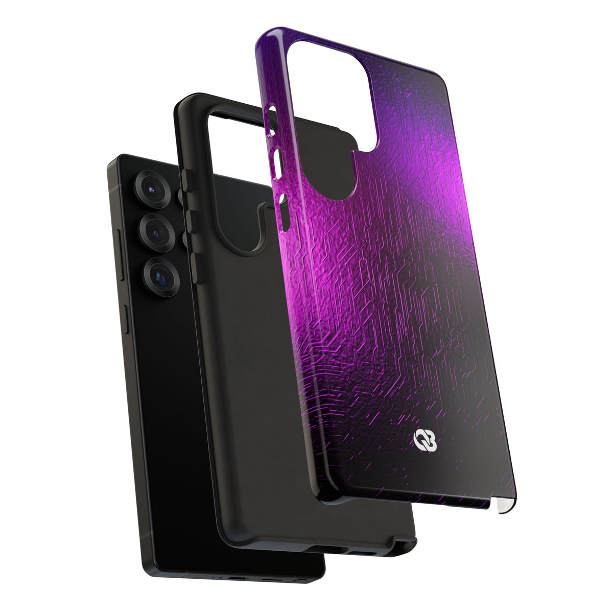 Violet Cyber Circuit · Tough Phone Case for Samsung · Purple