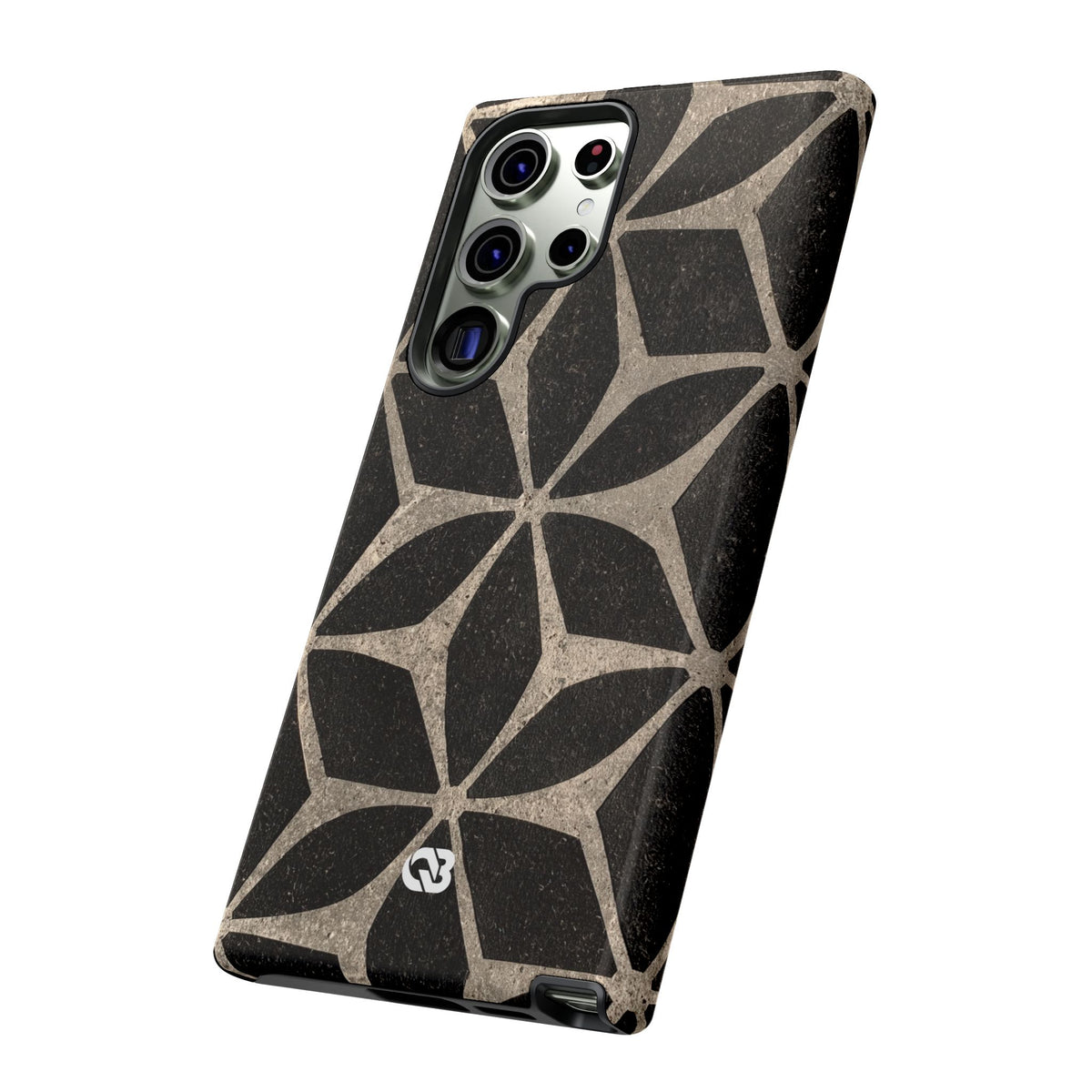 Concrete Mosaic Star · Tough Phone Case for Samsung · Black
