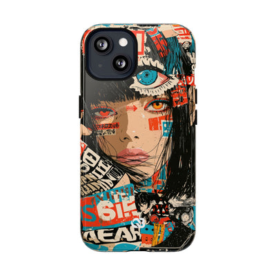Shibuya Street Collage · Tough 2.0 Magnetic Phone Case for iPhone · Red