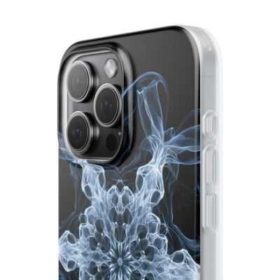 Blue Lite Phone Case for iPhone - Glacial Smoke Crown