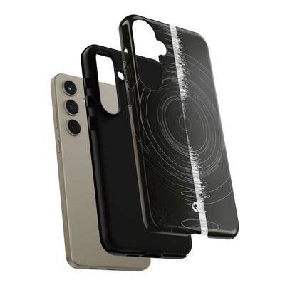 Black Tough Phone Case for Samsung - Obsidian Orbital Signal