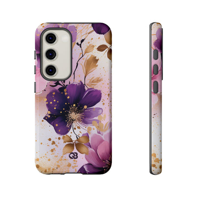 Gilded Violet Bloom · Tough Phone Case for Samsung