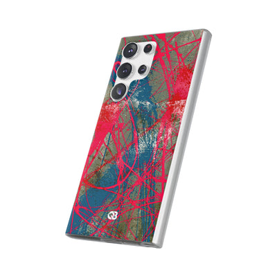 Neon Static Drip · Lite Phone Case for Samsung · Pink