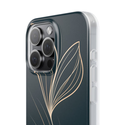 Teal Lite Phone Case for iPhone - Sandstone Silk Flora