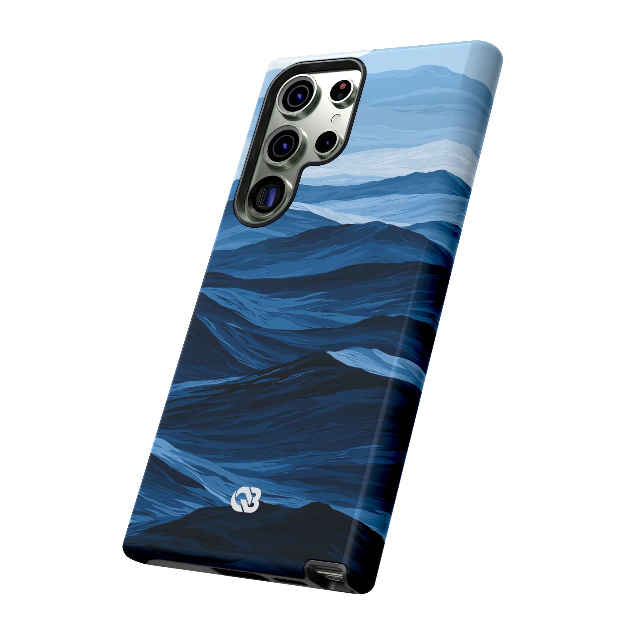 Blue Tough Phone Case for Samsung - Cobalt Ridge Tides